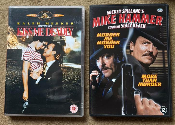 Mickey’s Spillane - Mike Hamer - 2 DVD’s - samen 3 Films, Cd's en Dvd's, Dvd's | Thrillers en Misdaad, Zo goed als nieuw, Vanaf 12 jaar