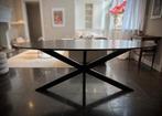Zwarte Ovale Eettafel - 100x200 cm, Huis en Inrichting, Ophalen, Gebruikt, 100 tot 150 cm, 200 cm of meer