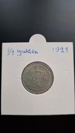 Halve guldens 1921 & 1922 zilver, Postzegels en Munten, ½ gulden, Setje, Zilver, Ophalen of Verzenden