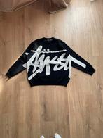 Stussy Big Logo Knit Trui - Maat M, Kleding | Heren, Ophalen of Verzenden, Zo goed als nieuw, Maat 48/50 (M), Zwart