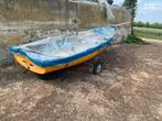 Een leuke oranje/gele FLYING JUNIOR van de werf  Alpa, Watersport en Boten, Ophalen, Gebruikt, Zeilboot