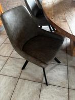 Eetkamer stoelen 6x, Ophalen of Verzenden, Zo goed als nieuw, Grijs, Vijf, Zes of meer stoelen