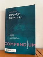 Compendium Burgerlijk procesrecht, Ophalen of Verzenden, Zo goed als nieuw