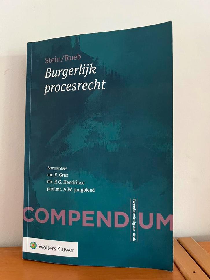 Compendium Burgerlijk procesrecht, Boeken, Wetenschap, Zo goed als nieuw, Ophalen of Verzenden