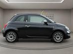 Fiat 500C 1.2 Mirror 2019 ZWART | Cabriolet | Climate Contro, Gebruikt, 4 cilinders, Cabriolet, Leder en Stof