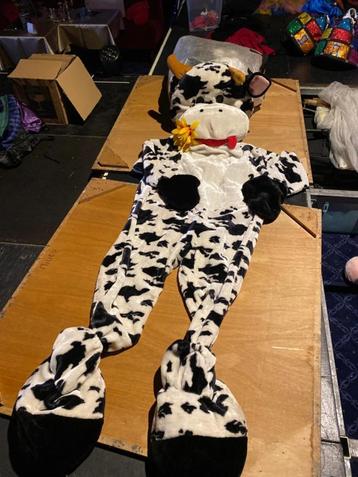 koe mascotte pak / kostuum te koop beschikbaar voor biedingen
