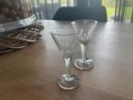 Twee antieke borrelglaasjes, Verzamelen, Glas en Borrelglaasjes, Ophalen of Verzenden, Zo goed als nieuw