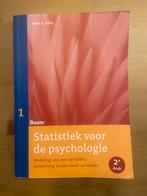 Statistiek voor de psychologie deel 1, Boeken, Psychologie, Ophalen of Verzenden, Zo goed als nieuw, Jules L. Ellis