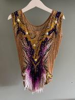 Ritmisch gym pakje 2e jaars benjamin, Overige kleuren, Zo goed als nieuw, Turnpak(je), Kindermaat 122 t/m 140