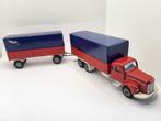 Tekno Scania Vabis 110 truck met aanhanger / Schaal 1:50, Gebruikt, Tekno, Ophalen of Verzenden, Tekno