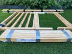 Tarva bedframe en Luröy lattenbodem, Ophalen, 90 cm, Zo goed als nieuw, Hout