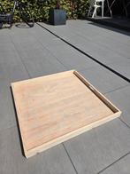 Dienblad 90 x 90 cm eikenhout., Ophalen, Zo goed als nieuw, Hout