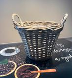 Rotan plantenmand, Ophalen, Zo goed als nieuw, Rond, Minder dan 30 cm