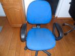 BUROSTOEL BLAUW, Ophalen, Gebruikt, Blauw