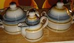Vintage Theepot & Dekschalen Set, Huis en Inrichting, Keuken | Servies, Gebruikt, Overige typen, Ophalen of Verzenden, Overige stijlen