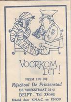 Rijschool De Prinsenstad Delft - KNAC FNOP patient politie, Verzamelen, Ophalen of Verzenden