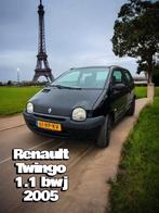 Renault Twingo 1.1 2005 Zwart, Auto's, Voorwielaandrijving, 600 kg, 4 cilinders, Zwart