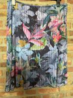 Bonita! Mooie travelstof rok, blauw bloemen.Prrrima staat 46, Kleding | Dames, Blauw, Maat 46/48 (XL) of groter, Bonita, Ophalen of Verzenden