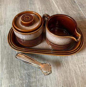 Vintage retro set Gerz West Germany suikerpotje melkkannetje beschikbaar voor biedingen