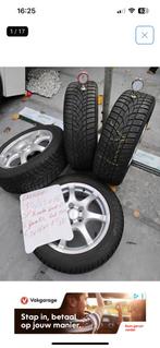 Winterbanden lichtmetalen velgen steek 100 et 38 195/55r16, Ophalen, 16 inch, 195 mm, Winterbanden