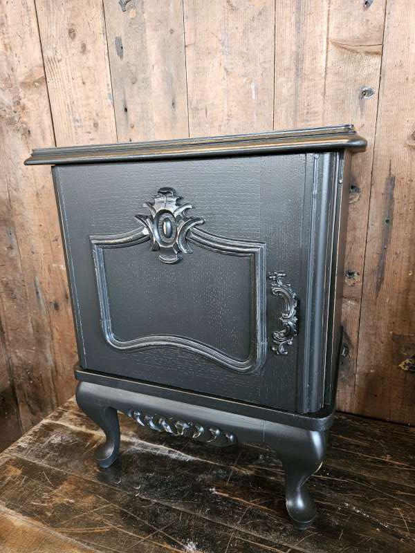oud nachtkastje ``WOONWINKEL RUSTIEK``, Ophalen of Verzenden, Hout, 45 tot 65 cm, 55 tot 70 cm