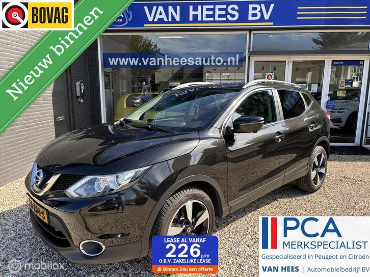 Nissan Qashqai 1.2 Tekna 18" navigatie panoramadak camera tr, Auto's, Nissan, Bedrijf, Te koop, Qashqai, ABS, Achteruitrijcamera
