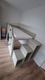 Aangepaste Ikea Kura bed met Trofast trap, Ophalen of Verzenden, Gebruikt, Halfhoogslaper