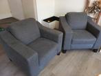 Antraciet grijs 2x relaxfauteuil, heel netjes!, Ophalen, Eenpersoons, 75 tot 100 cm, Zo goed als nieuw