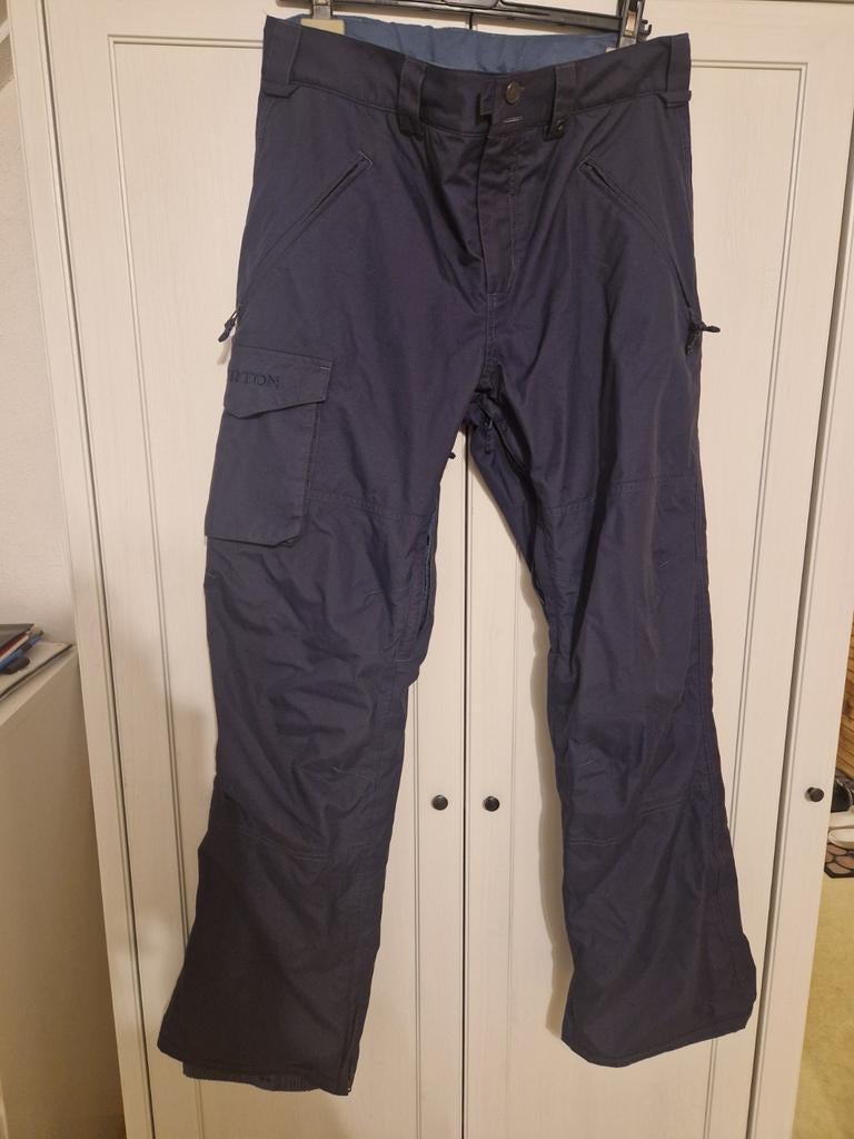 Burton Dryride ski- of snowboardbroek blauw maat M, Broek, Ophalen of Verzenden, Zo goed als nieuw, Burton