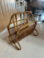 Vintage Rotan Tijdschriftenrek, Huis en Inrichting, Woonaccessoires | Krantenbakken en Lectuurbakken, Ophalen, Zo goed als nieuw