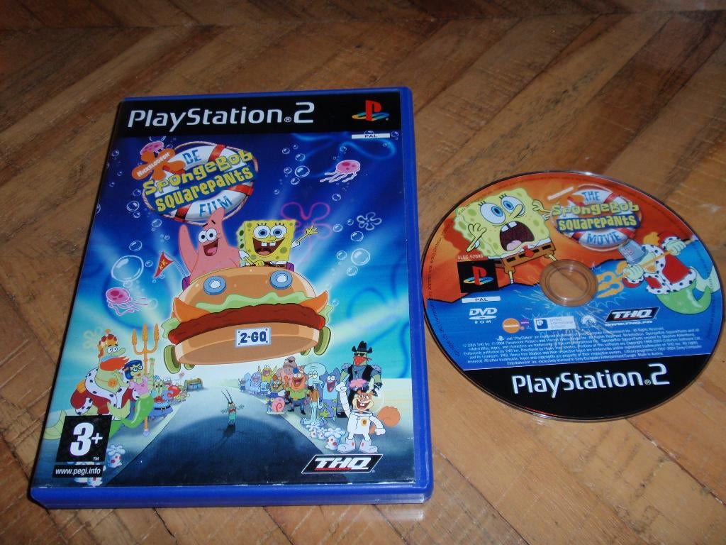 Ps2 Spel Spongebob Squarepants De Film, Spelcomputers en Games, Games | Sony PlayStation 2, Avontuur en Actie, 1 speler, Ophalen of Verzenden