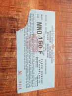Kaartje België-Nederland 1980, Tickets en Kaartjes, Eén persoon