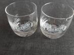 BLACK BOTTLE Islay whisky glazen, 2 stuks, Ophalen of Verzenden, Zo goed als nieuw, Borrel- of Shotglas