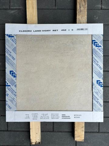 6 dozen luxe porseleinen tegels 60x60 cm – Land Ivory beschikbaar voor biedingen