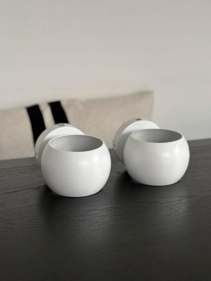 Nordlux belir wandlamp wit. 2 stuks!, Huis en Inrichting, Lampen | Wandlampen, Nieuw, Metaal, Ophalen of Verzenden