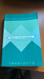 Jurisprudentie Staats- en bestuursrecht 1849-2015, Ophalen of Verzenden, Zo goed als nieuw, J.W.A. Fleuren; A.G.A. Nijmeijer; L.J.M. Timmermans; J.A.F. P...