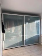 ** IKEA PAX kast met melkglas schuifdeuren – 3,00m x 2,36m, Huis en Inrichting, Ophalen, Zo goed als nieuw, 50 tot 75 cm, 200 cm of meer