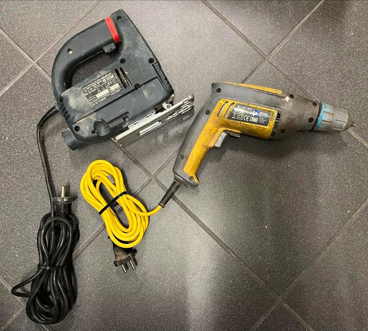 Decoupeerzaag & Boor, Doe-het-zelf en Verbouw, Gereedschap | Overige machines, Gebruikt, Ophalen of Verzenden