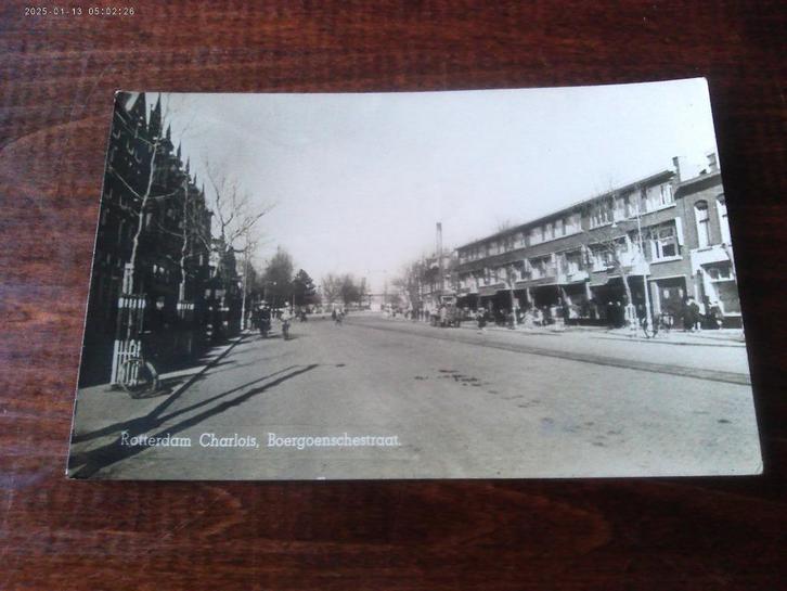 P33 - Charlois / Rotterdam - Boergoenschestraat - Mooi/Oud, Verzamelen, Ansichtkaarten | Nederland, Zuid-Holland, Verzenden