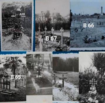 WO2 duitse foto gesneuvelde soldaten KIA graf grave german beschikbaar voor biedingen