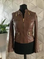 Michael Kors Bruin Leren Jack, Kleding | Dames, Jassen | Zomer, Michael Kors, Bruin, Ophalen of Verzenden, Maat 36 (S)
