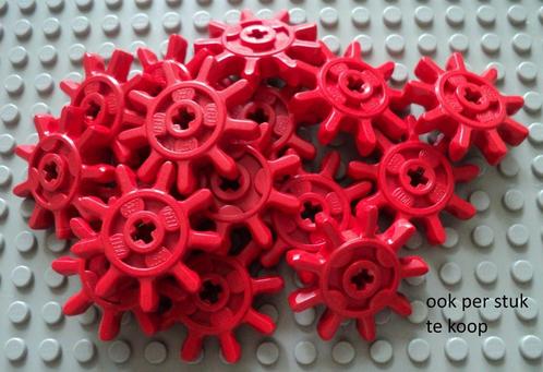 g9 (1) ca 16x Red Technic, Gear Expert Builder 9 Tooth with, Kinderen en Baby's, Speelgoed | Duplo en Lego, Gebruikt, Ophalen of Verzenden