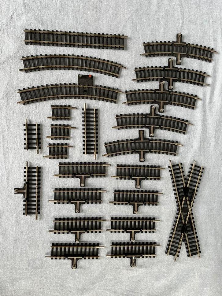 Trix rails (aansluit)delen H0, Hobby en Vrije tijd, Modeltreinen | H0, Gebruikt, Rails, Gelijkstroom, Trix, Ophalen of Verzenden