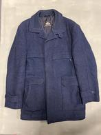 Vintage wollen AaBee herenjas 1960 topvondst! Maat 50, Ophalen of Verzenden, Gedragen, Maat 48/50 (M), Blauw