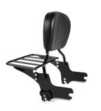 Harley Road King Sissybar met Bagagerek Zwart, Motoren, Onderdelen | Harley-Davidson, Ophalen, Gebruikt