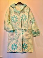 Vintage wollen deken winterjas - Handmade, Kleding | Dames, Verzenden, Zo goed als nieuw, Maat 38/40 (M), Overige kleuren