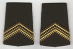 set rangen epauletten Sergeant 1e kl (A8), Ophalen of Verzenden, Landmacht, Nederland, Embleem of Badge