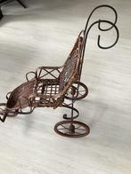 Oud rieten poppenwagentje, Antiek en Kunst, Ophalen of Verzenden