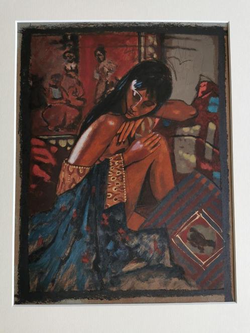Origineekl werk van Nico Vrielink  Gesigneerd  betreft een z, Antiek en Kunst, Kunst | Schilderijen | Klassiek, Ophalen