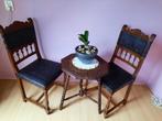 Antieke tafel met twee stoelen, Antiek en Kunst, Ophalen